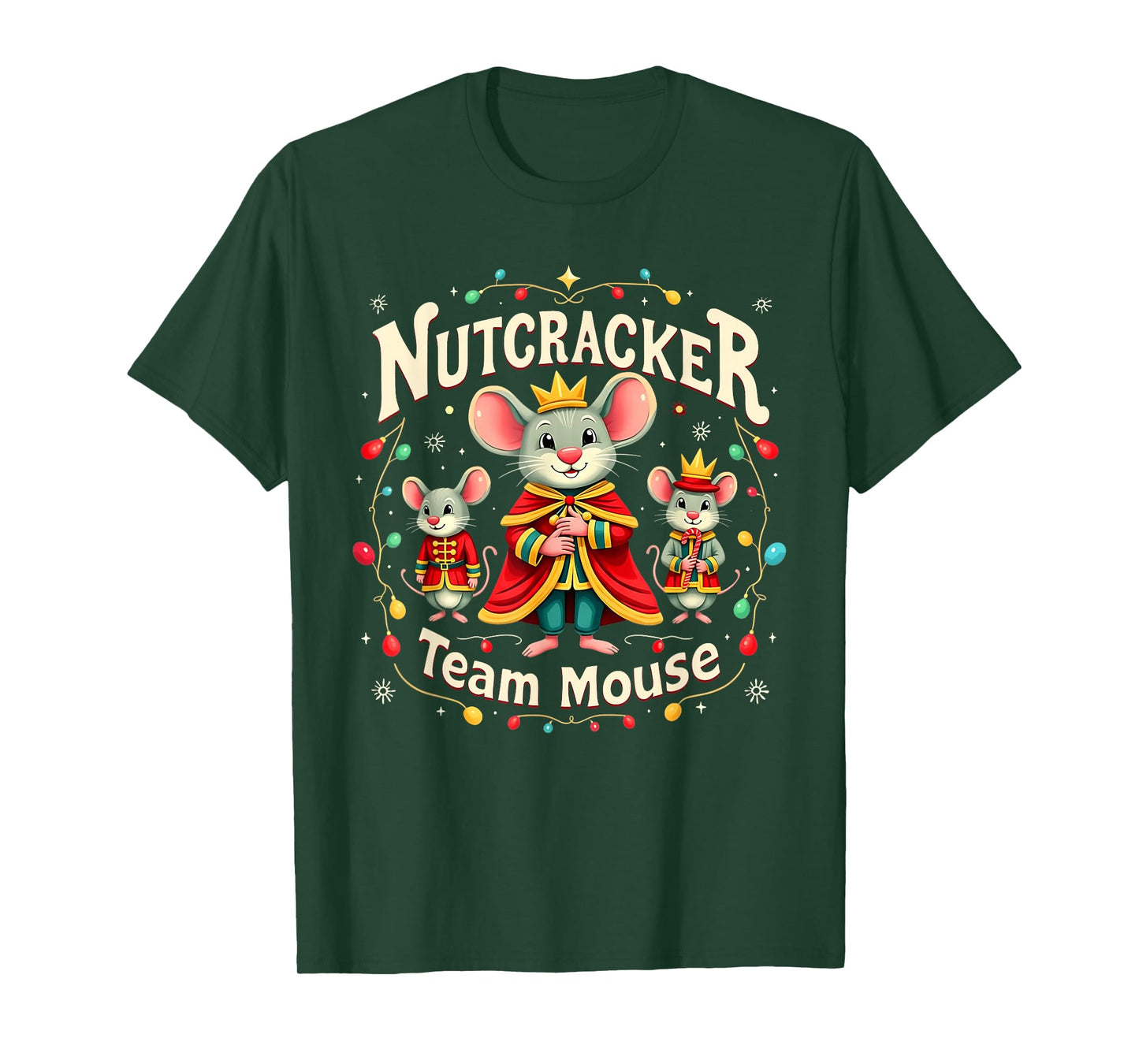 Team Mouse Nutcracker Shirt Christmas Dance Funny Soldier T-Shirt