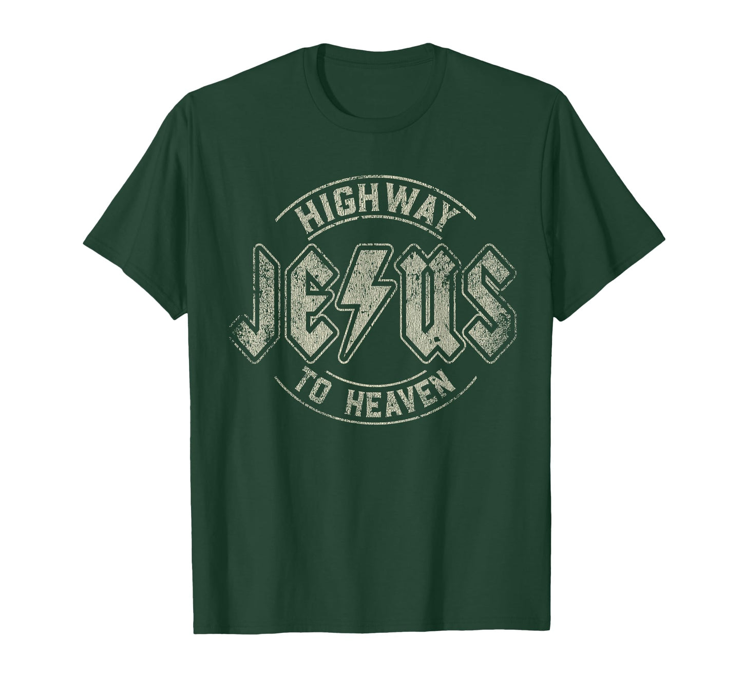 Vintage Retro Style Jesus Highway to Heaven T-Shirt