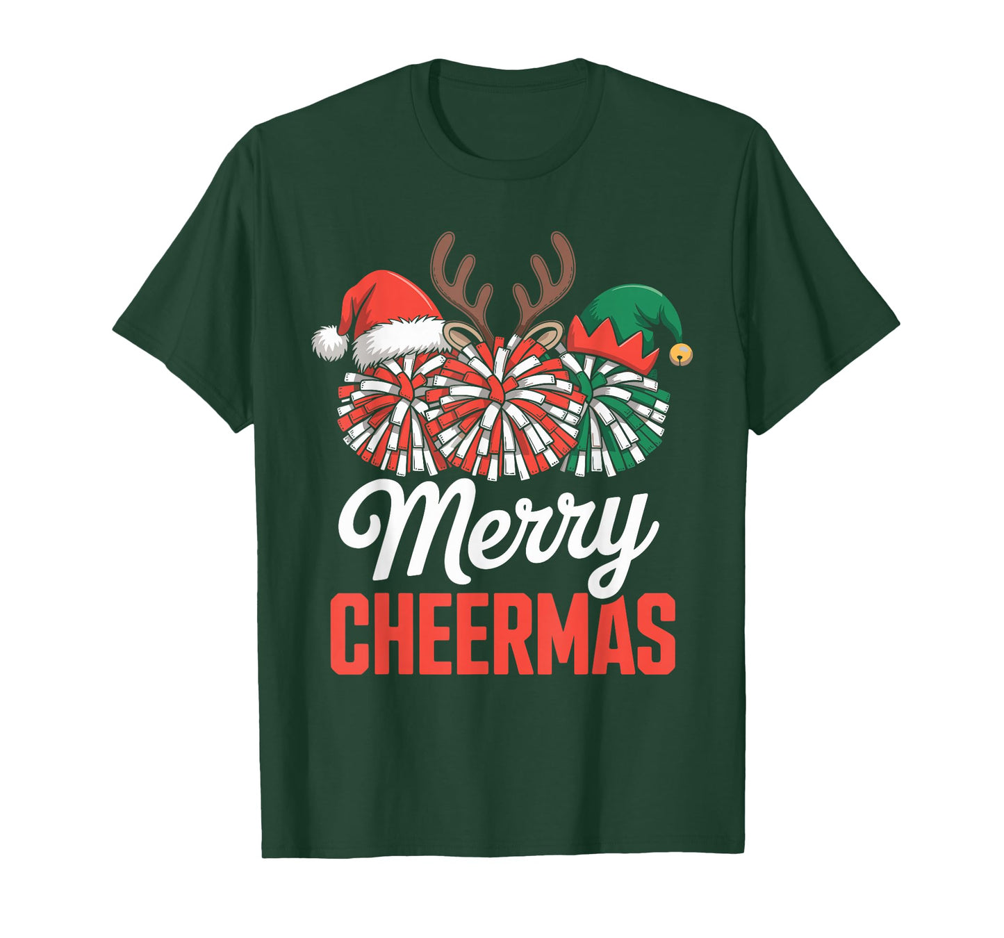 Funny Christmas Cheerleading T-Shirt