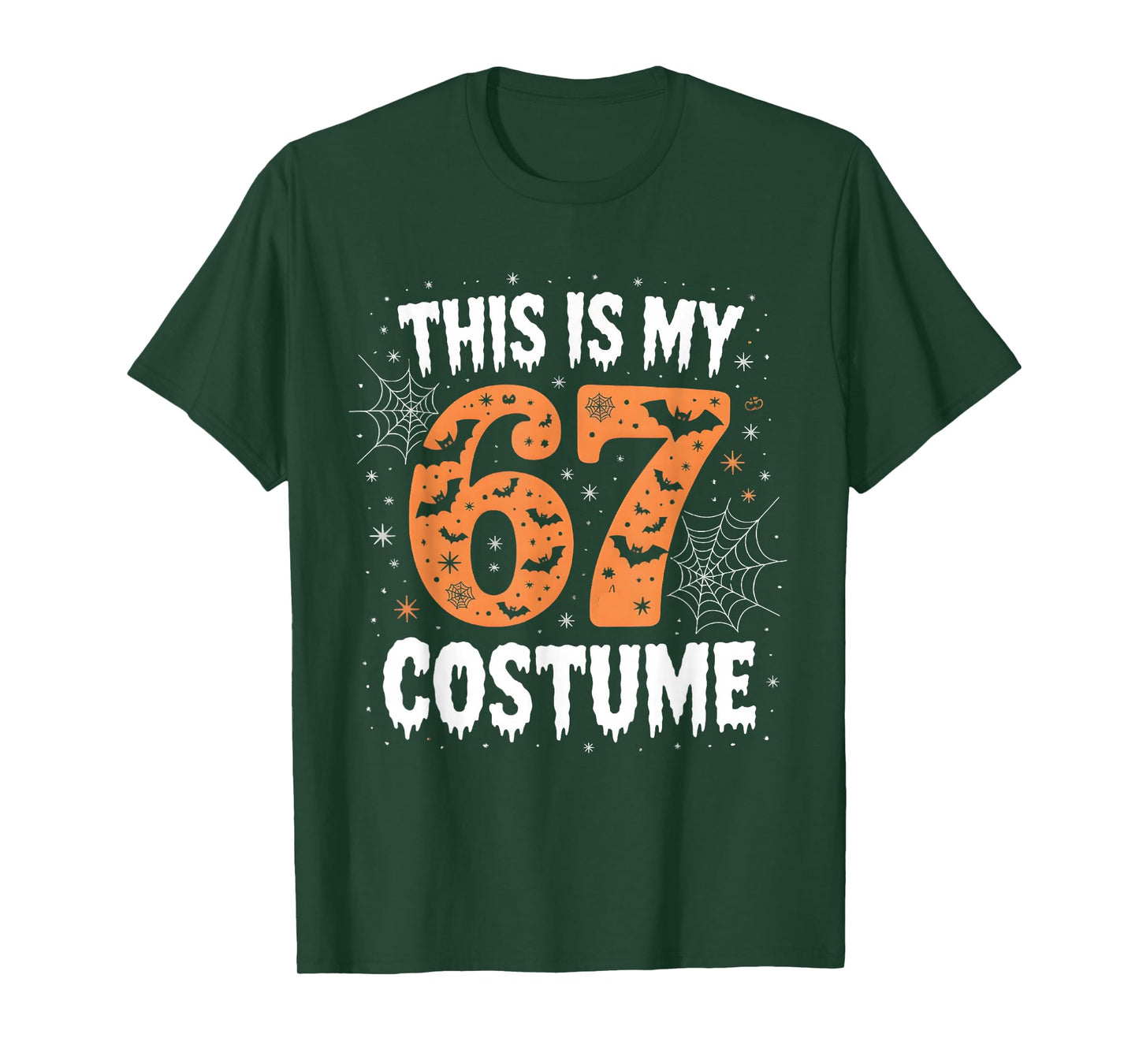 This is My 67 Costume Lazy Brainrot Meme 67 Funny Six Seven T-Shirt