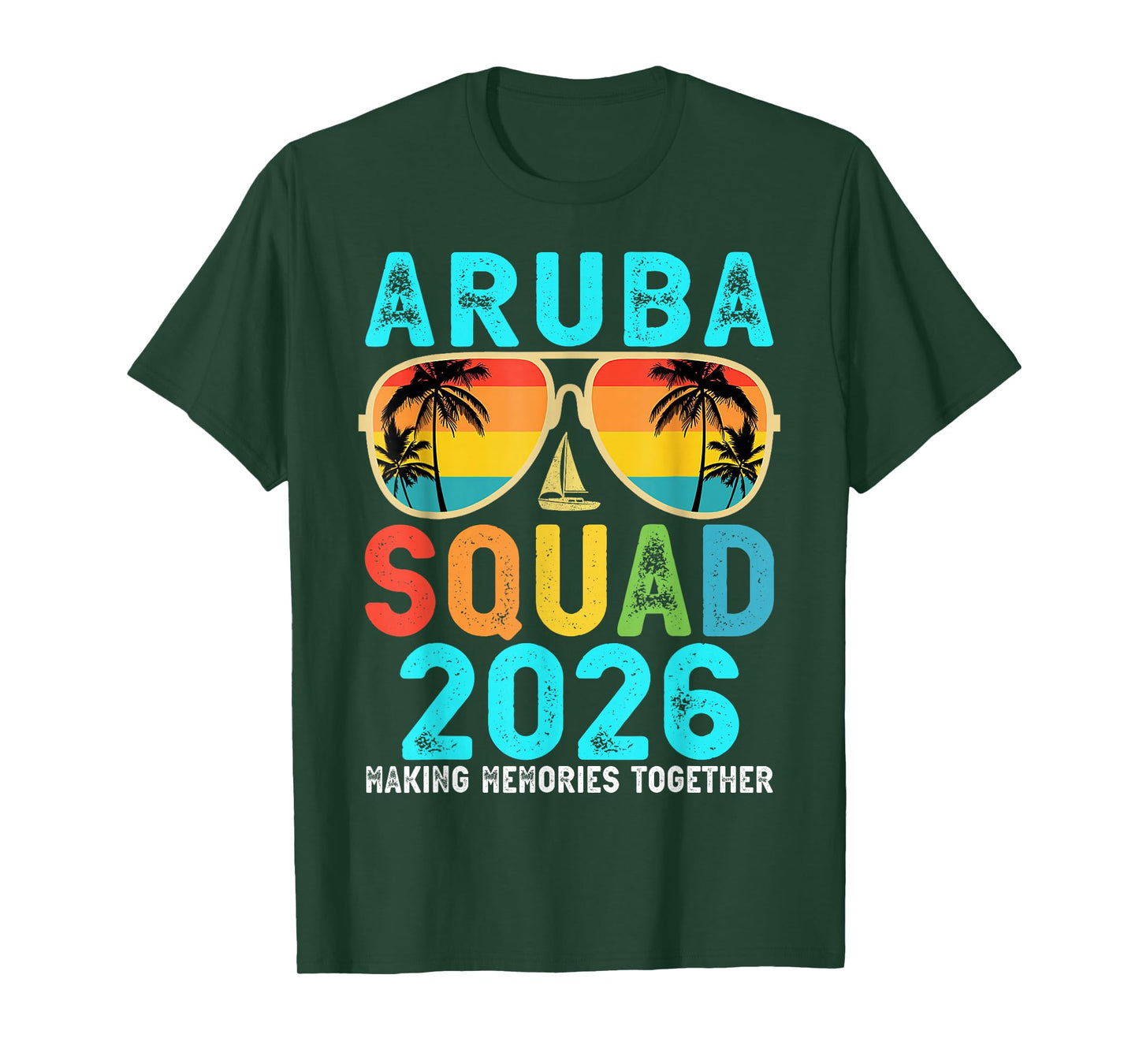 Aruba Squad 2026 Vacation Friends Family Matching Group Trip T-Shirt