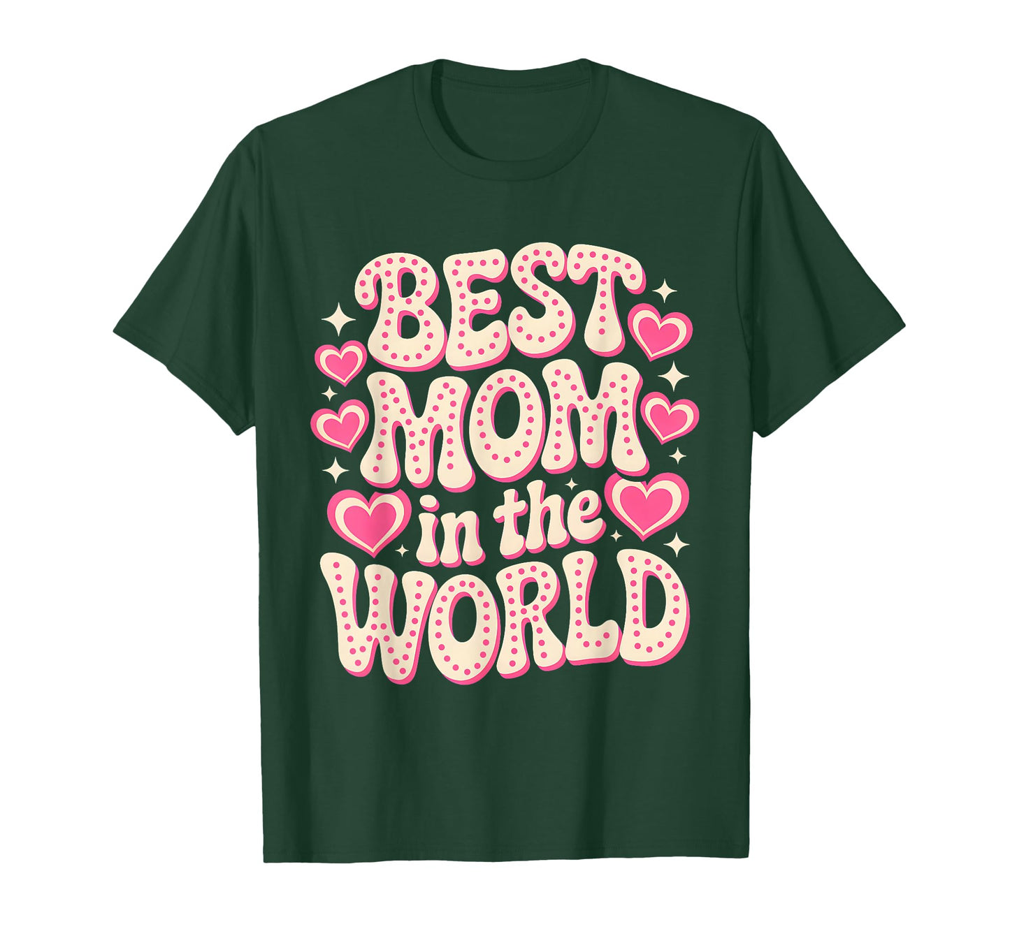Best Mom in The World Retro Best Mom Ever Mothers Day Women T-Shirt