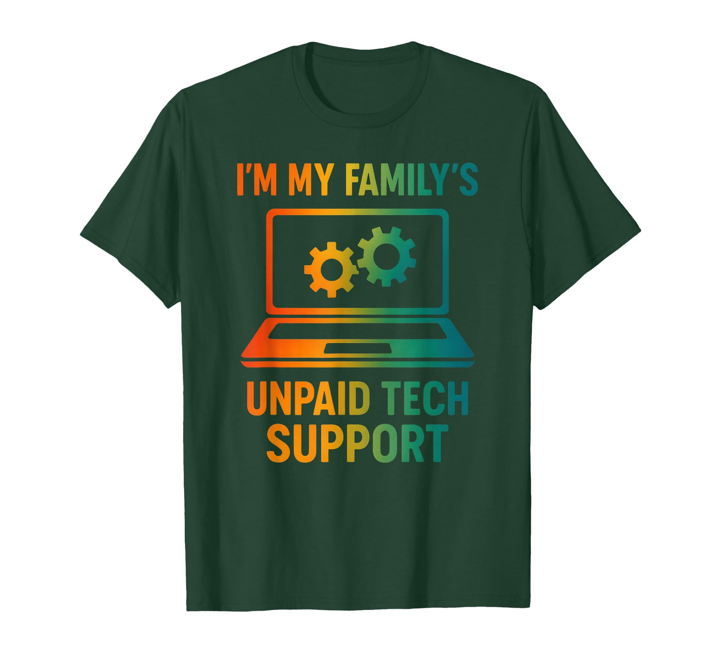 Funny Unpaid Tech Support Funny Computer Geek Nerd IT Worker T-Shirt