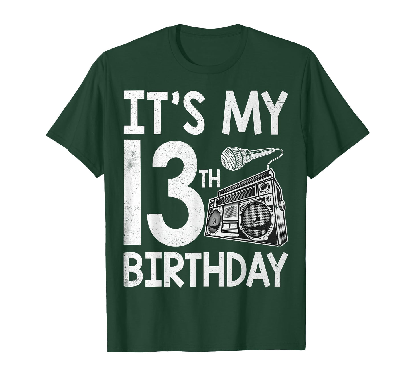 It's My 13th Birthday Music Lover Teen Musician T-Shirt