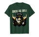 Funny Bigfoot Rock and Roll Music Men Dad Papa Daddy Grandpa T-Shirt