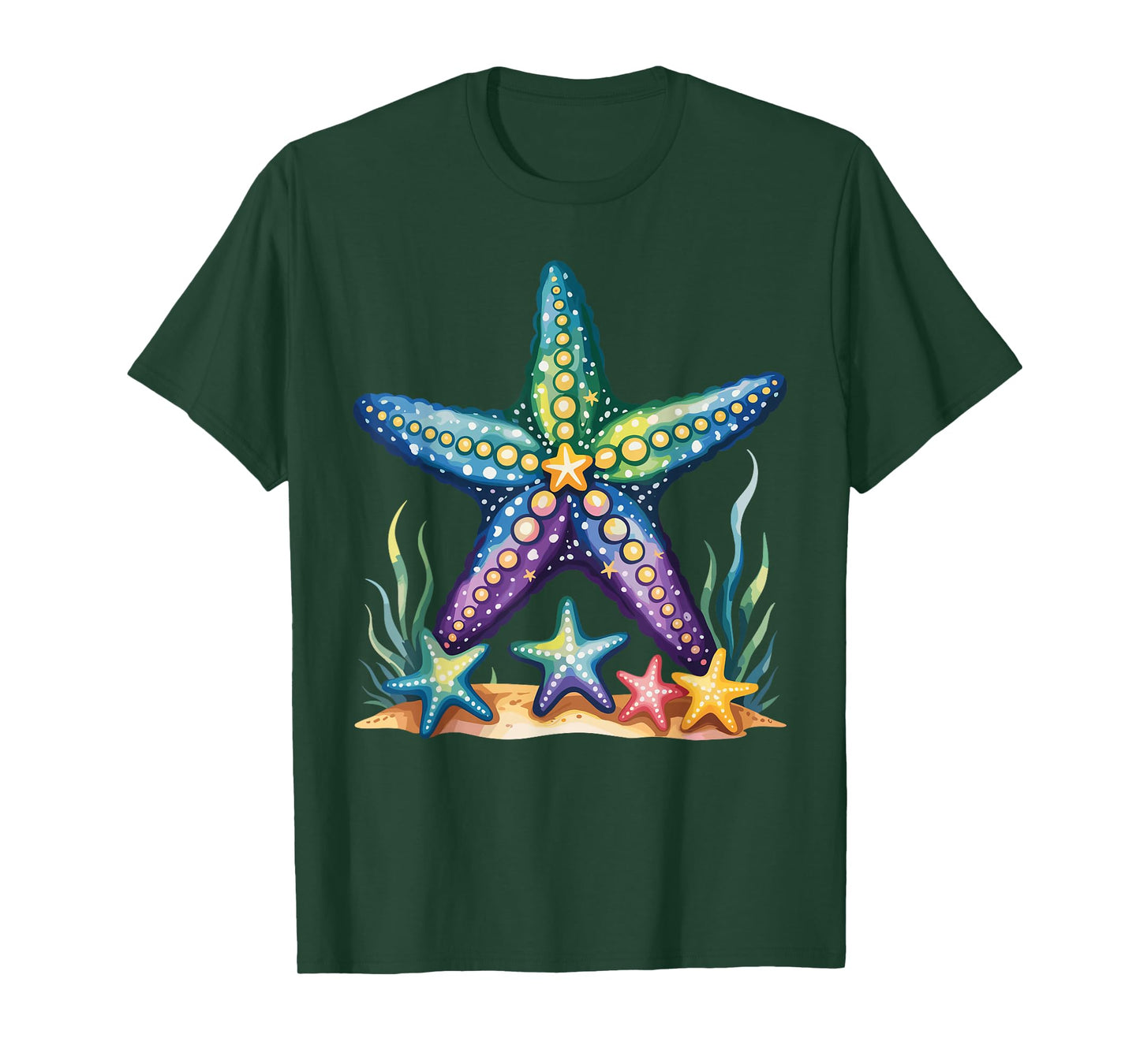 Funny Starfish Art for Men Women Boys Girls Starfish Lover T-Shirt