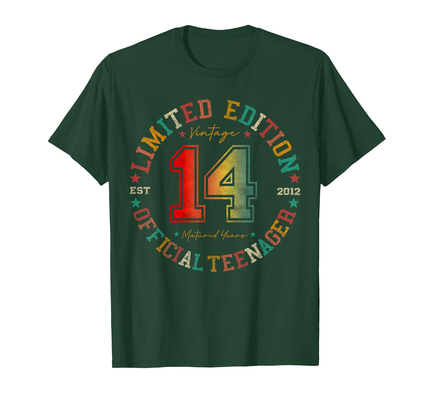 Official Teenager 14 Year Old Gifts Vintage 14th Birthday T-Shirt