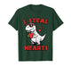 Kids Valentines Day I Steal Hearts Dino Trex Toddler Boys Kids T-Shirt