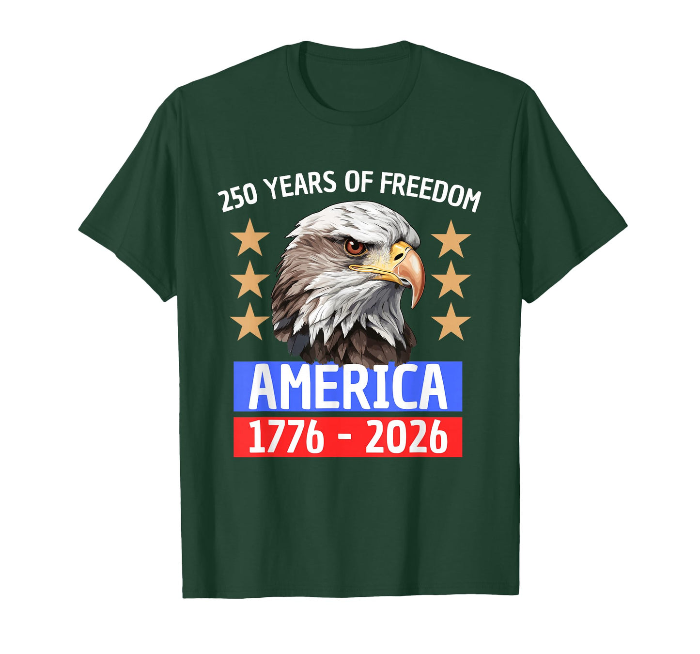 250 Years of Freedom America 1776-2026 T-Shirt