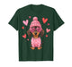 Cute Dachshund Valentines Dogs with Hearts Dog Valentine T-Shirt
