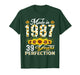 39 Year Old Made in 1987 Sunflower 39th Birthday Women T-Shirt