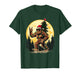 Bigfoot Rock Christmas Tree Xmas Lights Funny Sasquatch T-Shirt