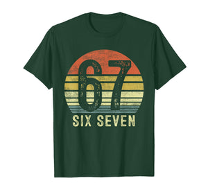 67 Meme Funny Six Seven Gen Alpha Slang Birthday 67 T-Shirt