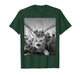 Funny Meme Cat Selfie Alien Bigfoot Roller Coaster Costume T-Shirt