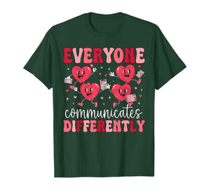 Speech Therapy Language Pathologist Happy Valentines Women T-Shirt