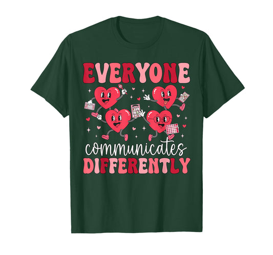 Speech Therapy Language Pathologist Happy Valentines Women T-Shirt