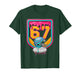 Football Drip Number 67 Football Player T-Shirt