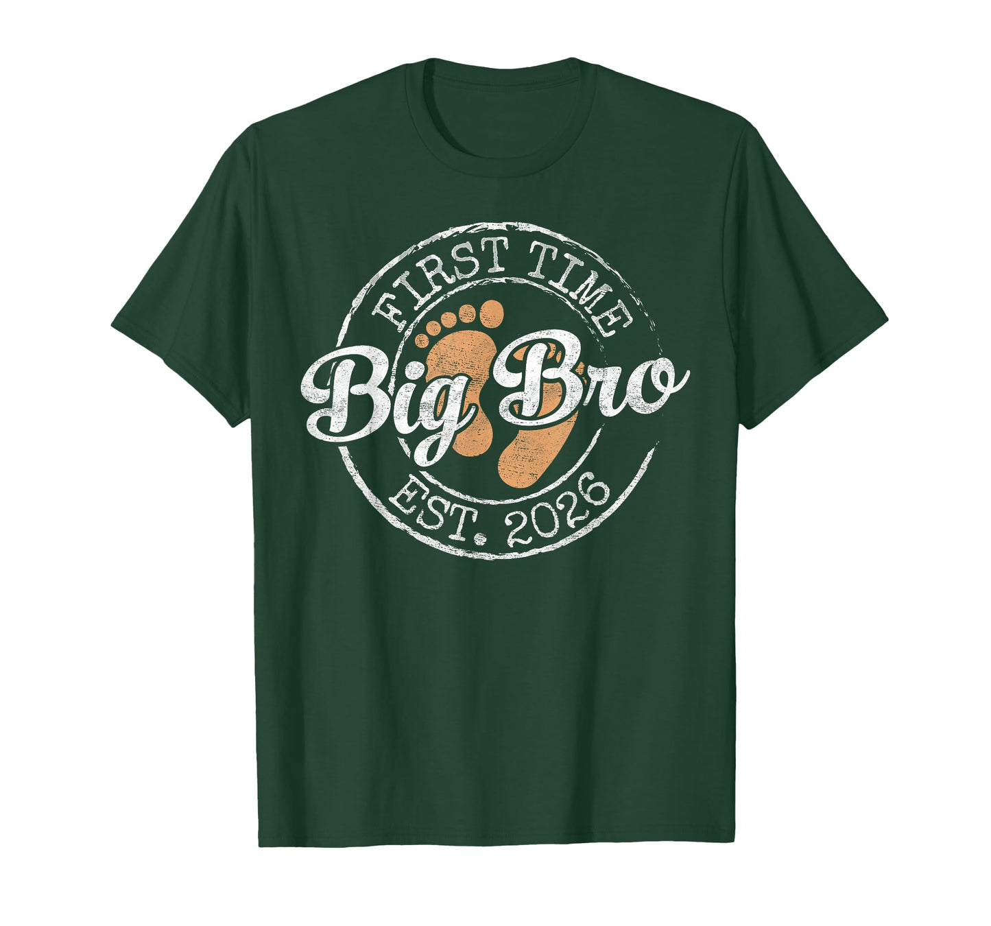 First Time Big Bro Est 2026 Stamp Soon Promoted to Brother T-Shirt