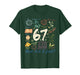 Vintage God Did It First 67 Six Seven Meme Christian Bible T-Shirt