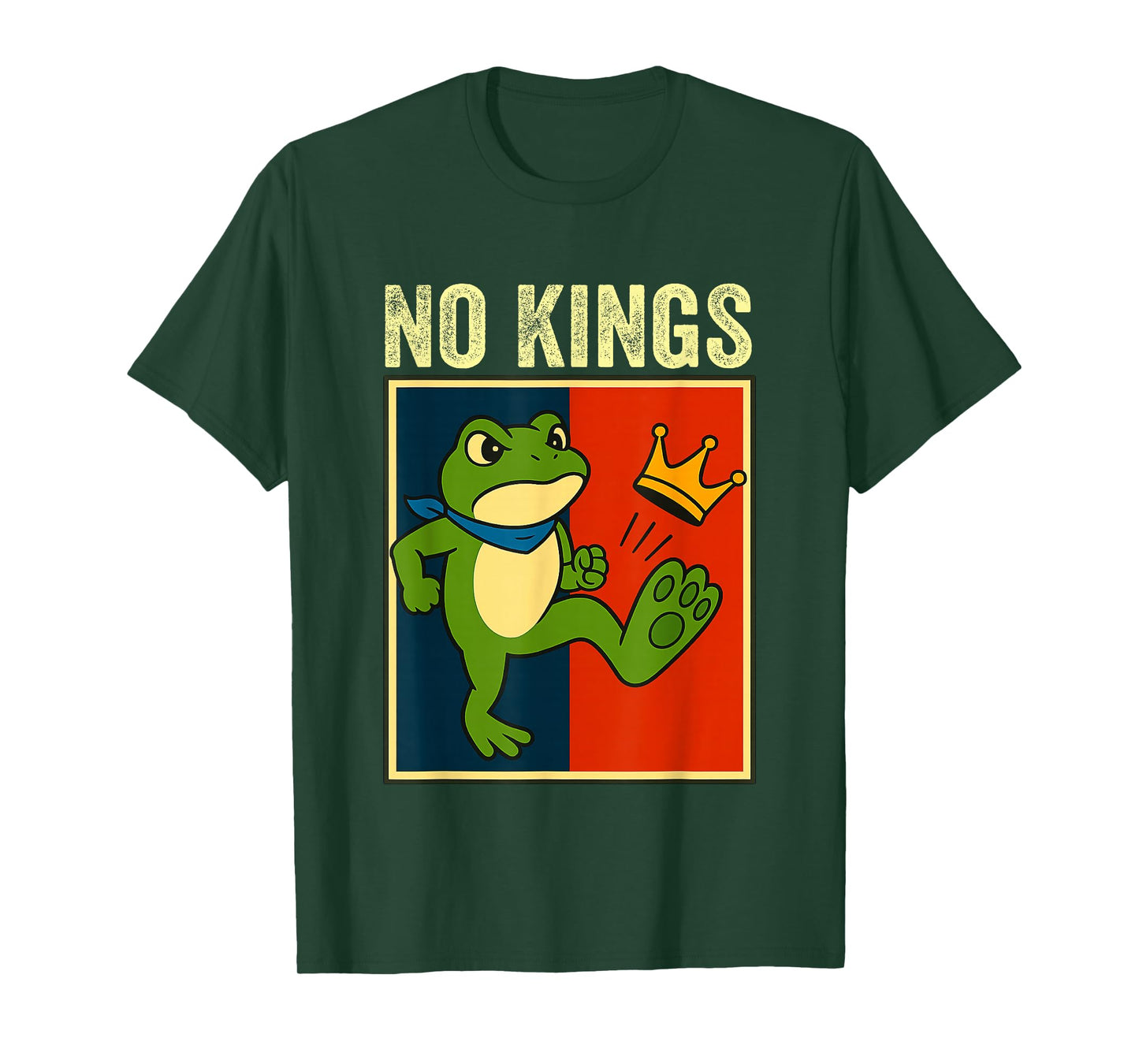 No Kings Frog Portland Protest T-Shirt