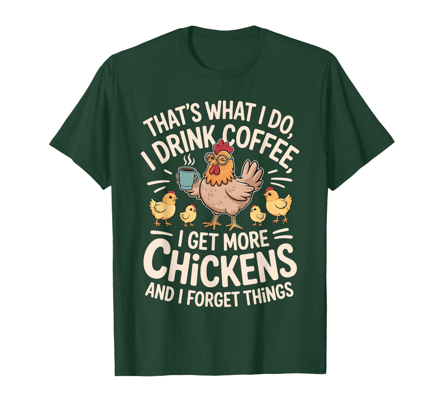 Cool Chicken Art for Men Women Kids Poultry Rooster Chicken T-Shirt