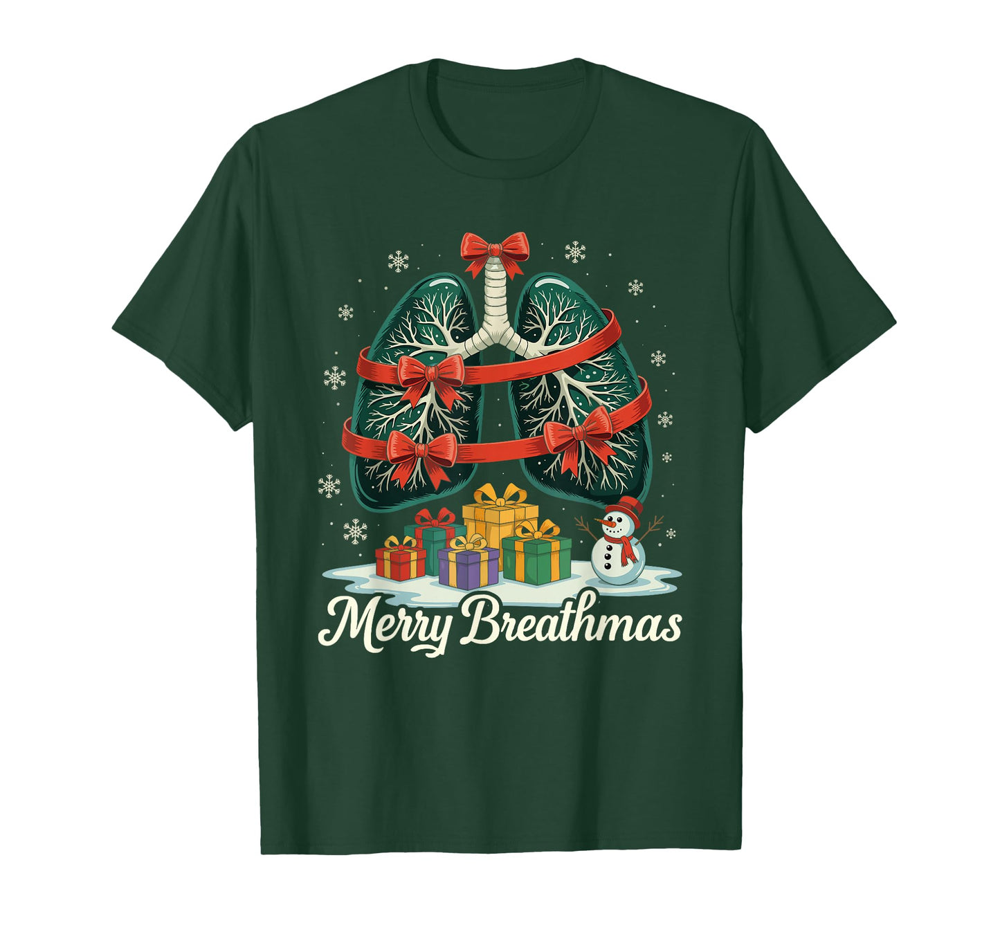 Christmas Respiratory Therapy Crew Xmas RT Nurse T-Shirt
