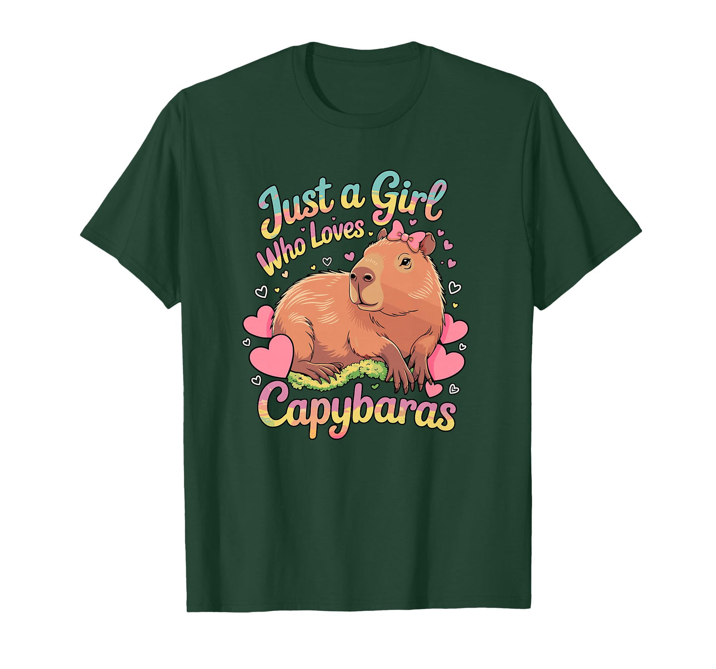 Just a Girl who Loves Capybaras T-Shirt