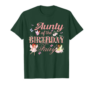 Aunty of The Birthday Fairy Little Girl Magical Family T-Shirt