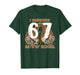 I Survived 67 Days of School Boho Floral Teachers Six Seven T-Shirt