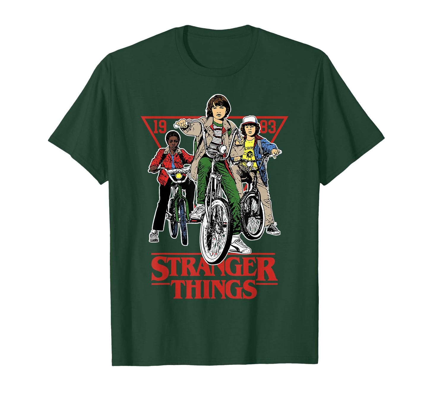 Stranger Things Will Mike Dustin On Bikes 1983 Retro T-Shirt