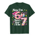 Now I’m 6 Next Year I’ll Be 7 Funny 67 Birthday Girl Gifts T-Shirt
