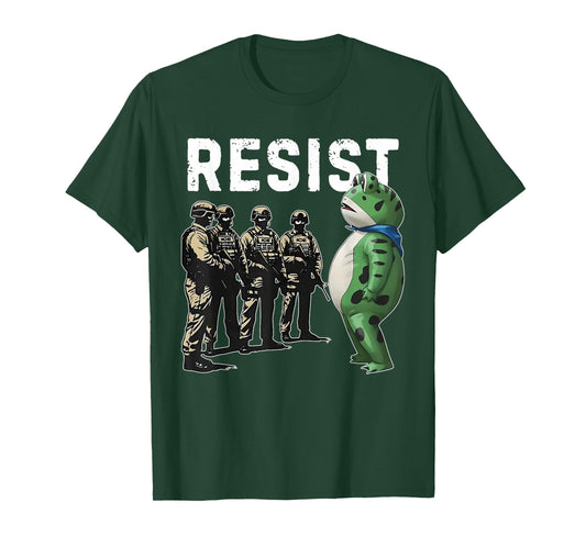 Portland Frog Resist Protest T-Shirt