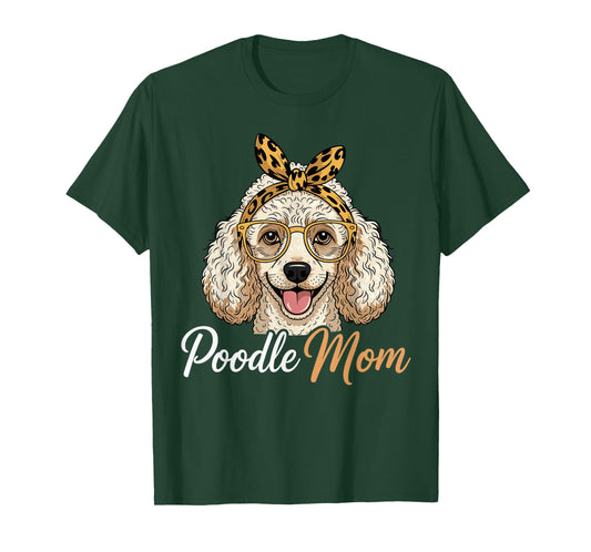 Poodle Mom Women Poodle Dog Poodle Lover T-Shirt