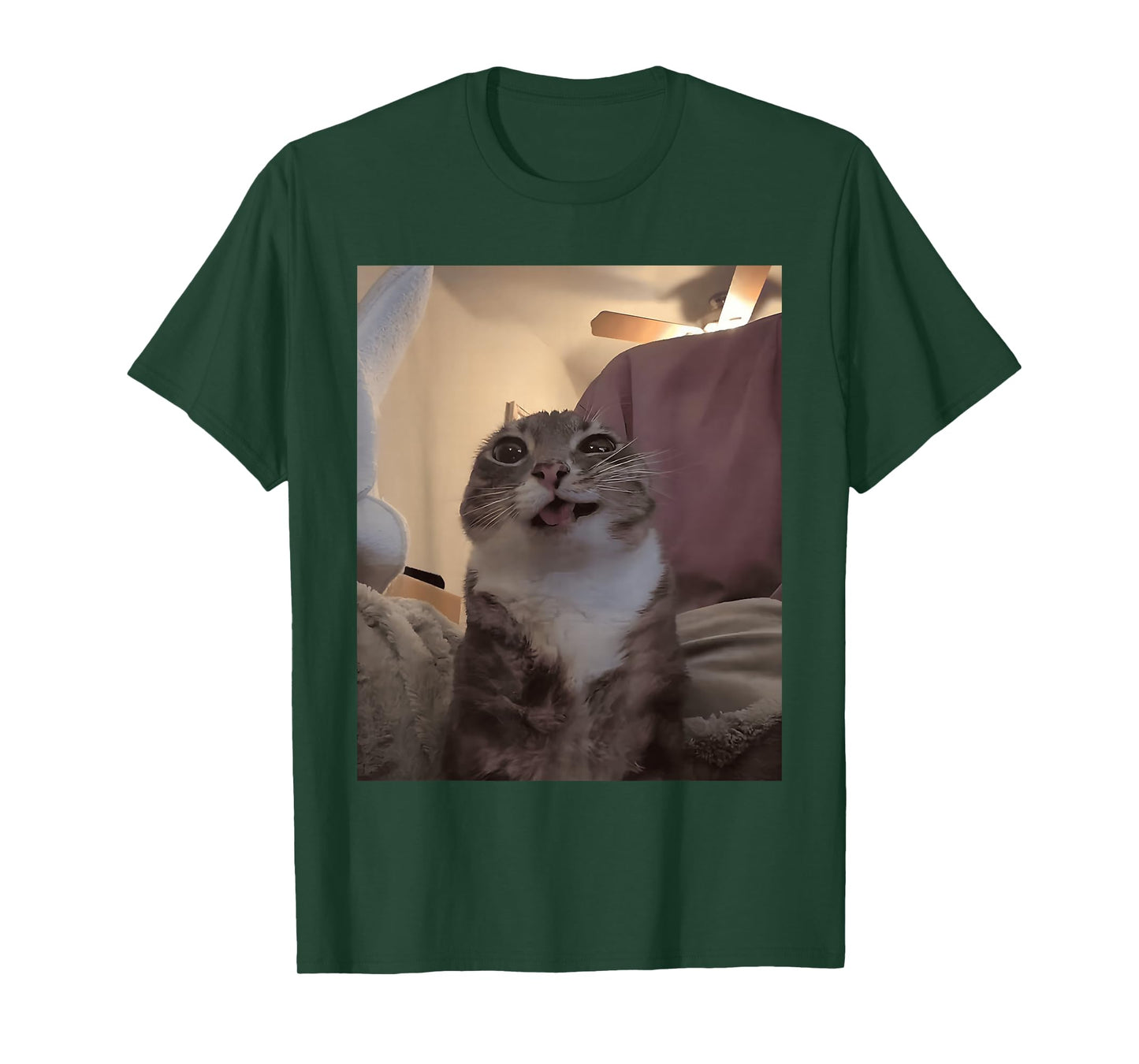 Y2K Freaky Cat Meme Retro Vintage Aesthetic Brainrot T-Shirt