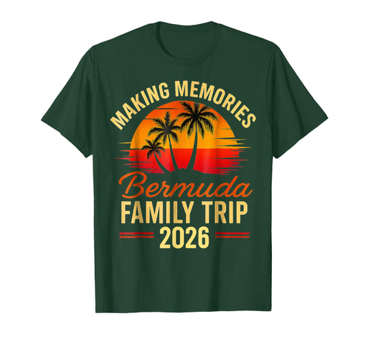 Family Cruise Bermuda 2026 Summer Matching Vacation 2026 T-Shirt