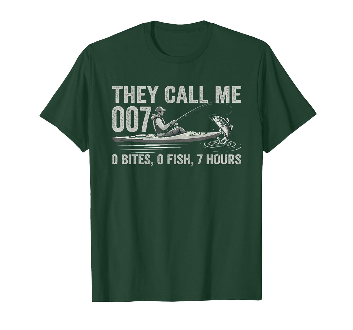 Funny Fishing Humor - They Call Me 007 Fishing T-Shirt
