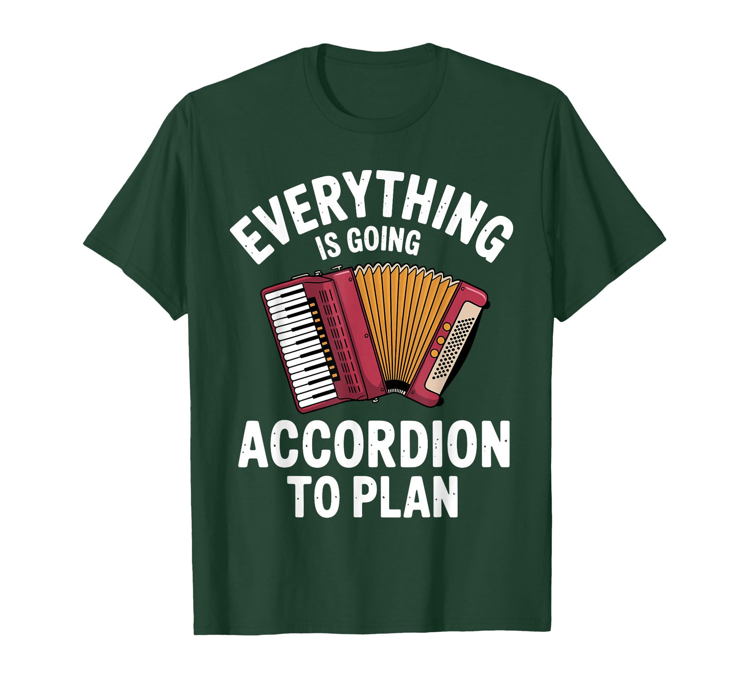 Accordion Art for Men Women Accordionist Accordion Player T-Shirt