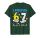 I Survived 67 Days of School Six Seven Hands Teachers Kids T-Shirt