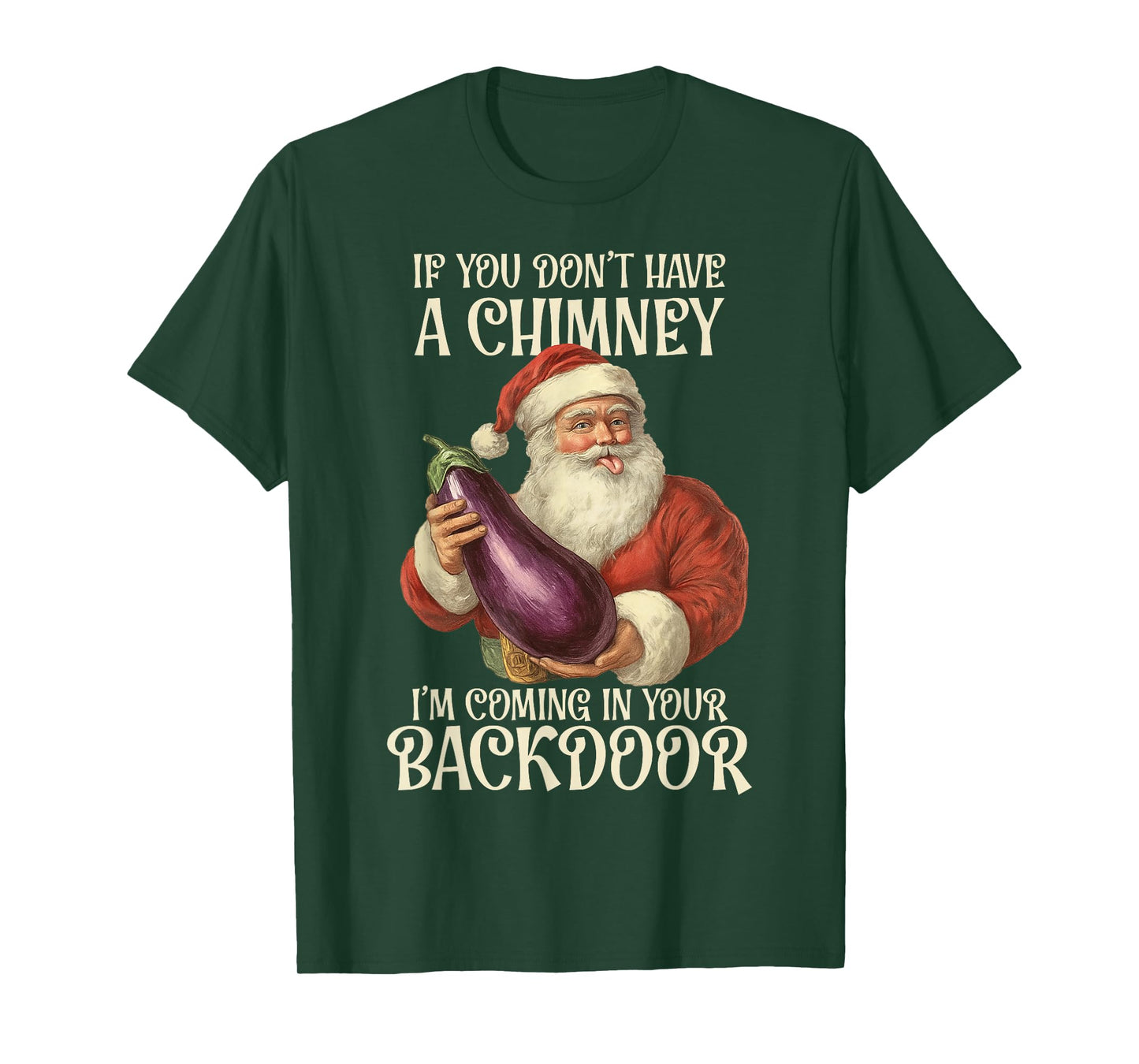 Funny Dirty Christmas Inappropriate Christmas Dirty Santa T-Shirt