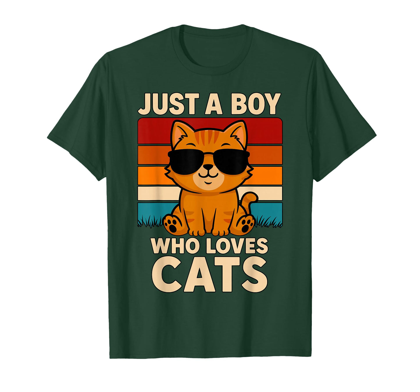 Just a Boy who Loves Cats T-Shirt