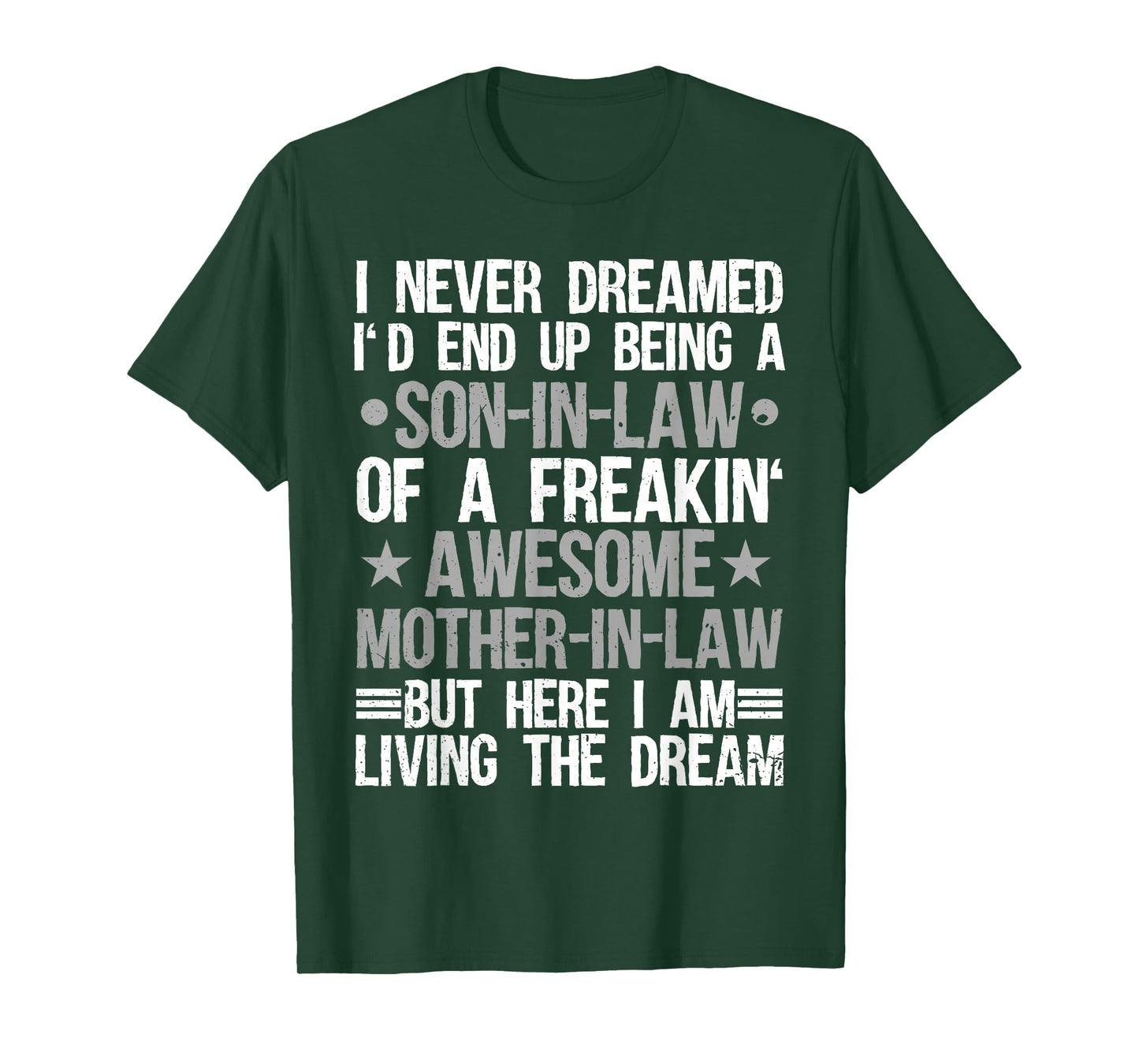 Son in Law Art from Mother in Law for Men Boys Son in Law T-Shirt
