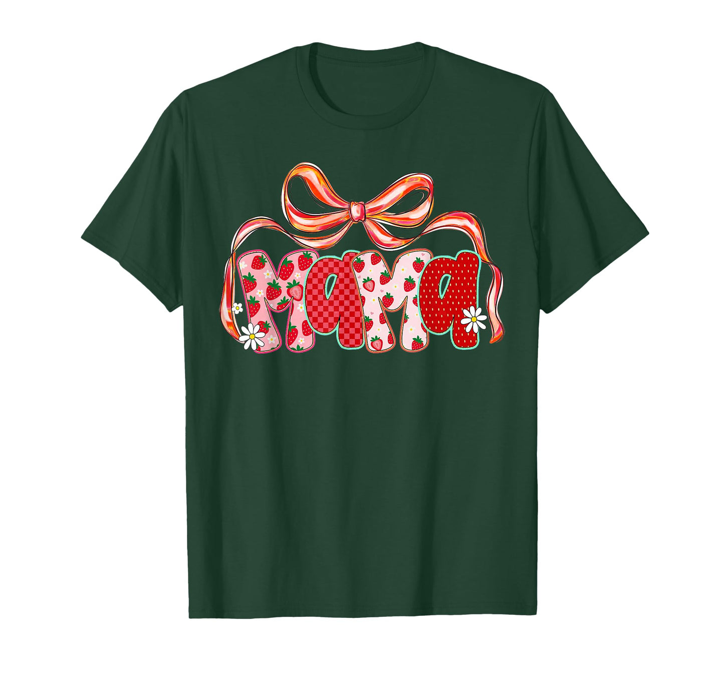 Mama of The Berry First Birthday of Girl Strawberry Mom T-Shirt