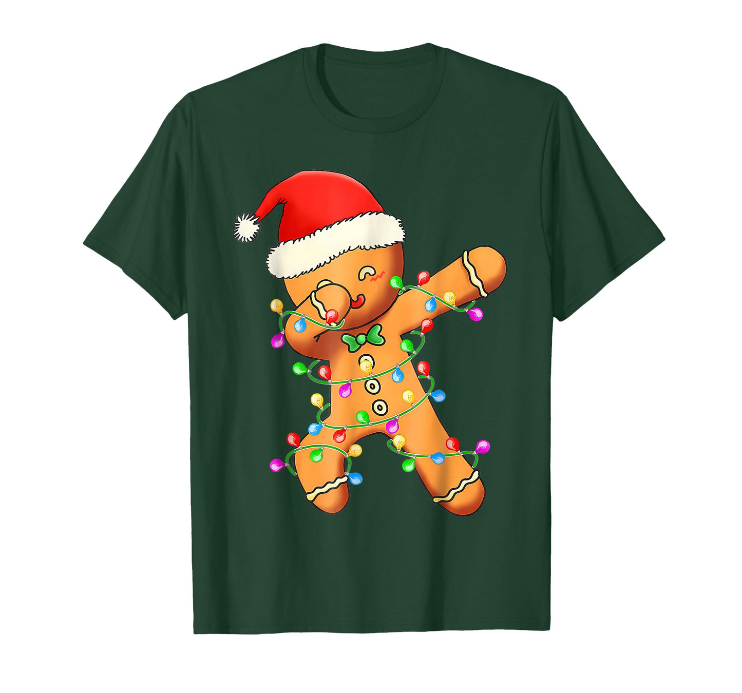 Dabbing Gingerbread Christmas T-Shirt
