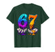 Ice Cream Drip 6 7 Number 67 Six Seven Meme Mens Boys Kids T-Shirt