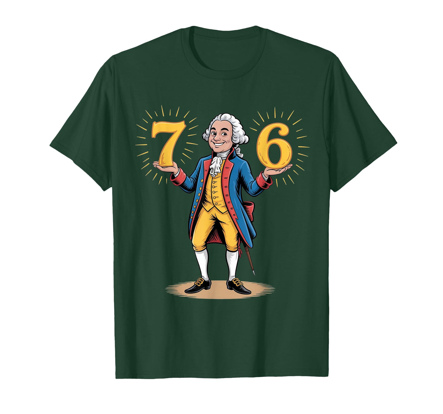 6-7 7-6 George Washington Seven Six T-Shirt