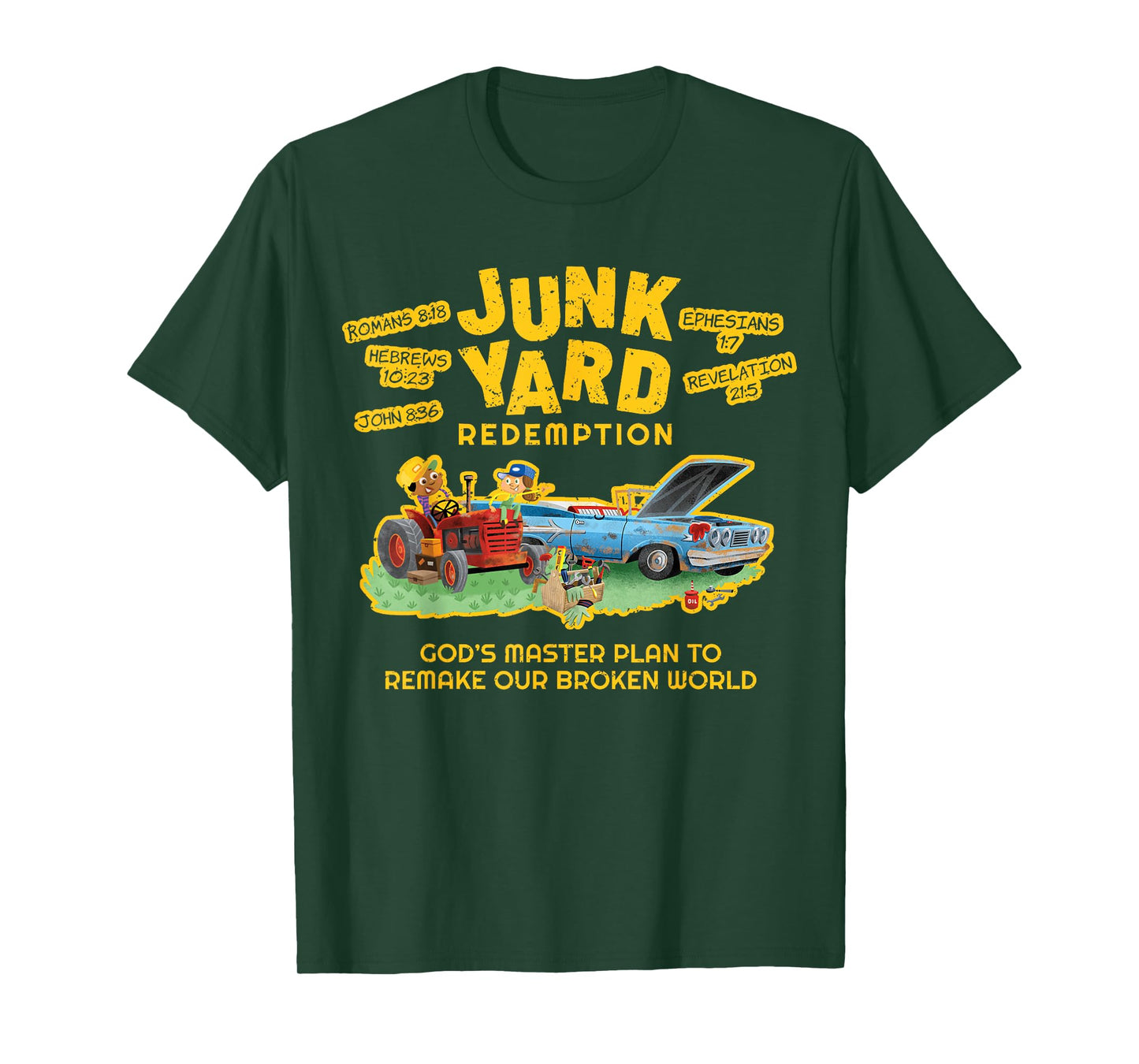 Junkyard Redemption VBS 2026 God’s Plan to Remake Our World T-Shirt