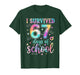 100 Days of School I Survived 67 Days of School Teacher 67 T-Shirt