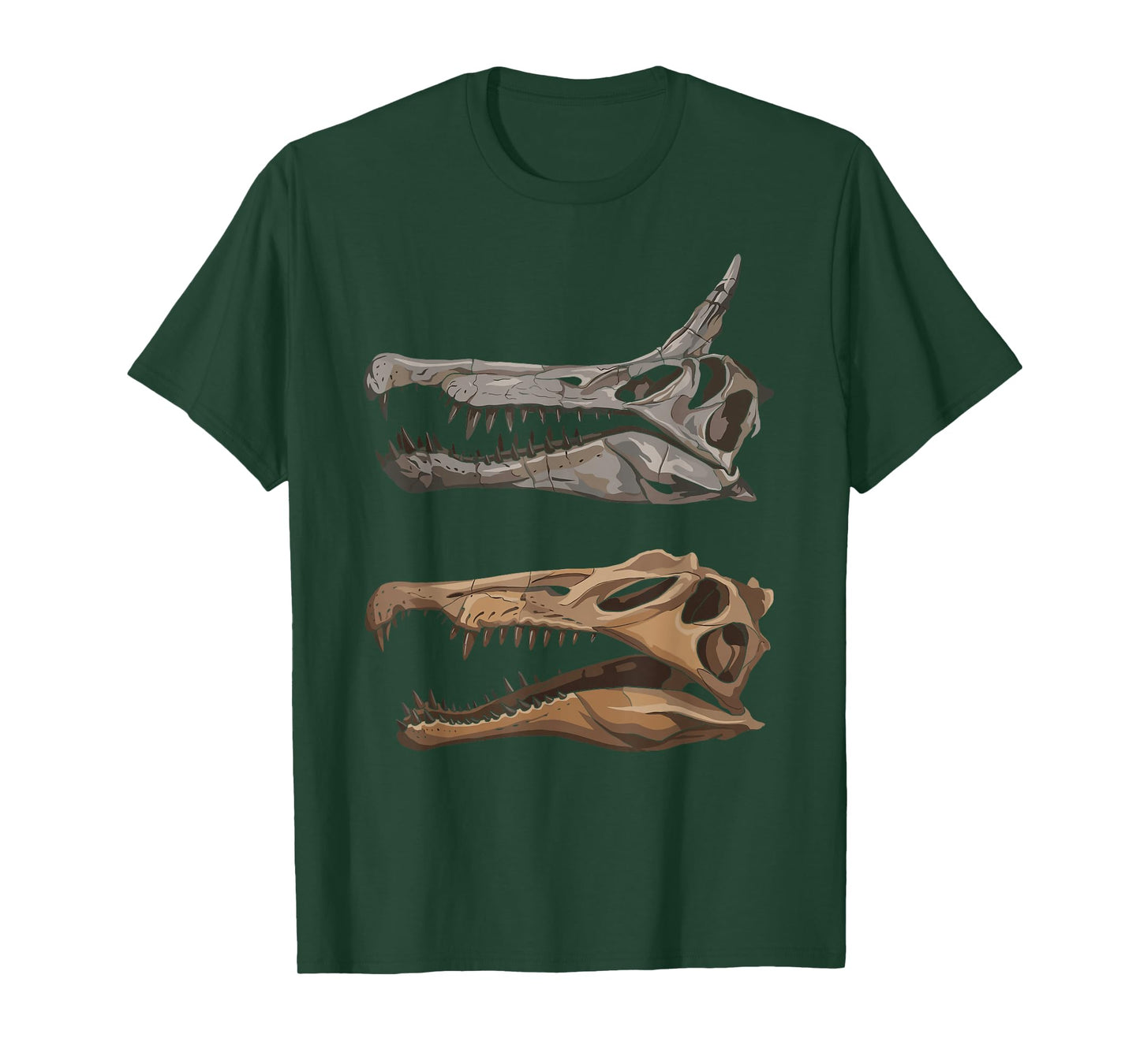 Spinosaurus Mirabilis Spinosaurus Aegyptiacus Dinosaur Skull T-Shirt