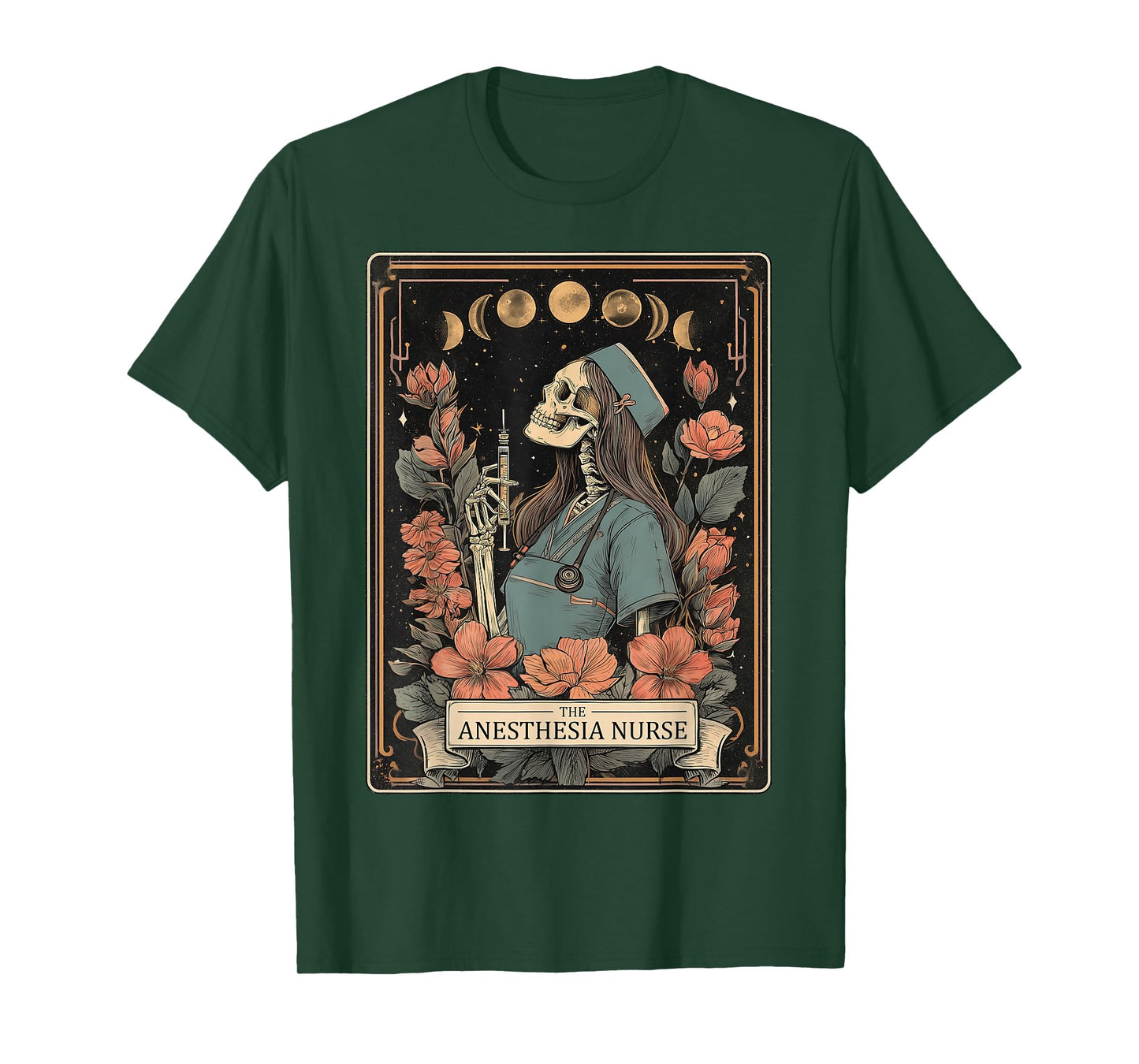 The Anesthesia Nurse CRNA Anesthesiologist Tarot Card Witchy T-Shirt