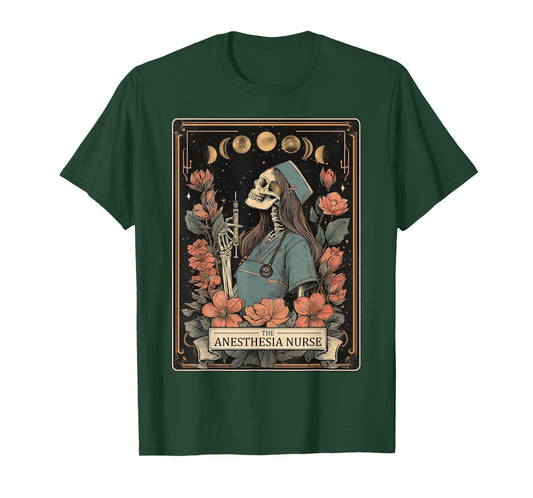 The Anesthesia Nurse CRNA Anesthesiologist Tarot Card Witchy T-Shirt